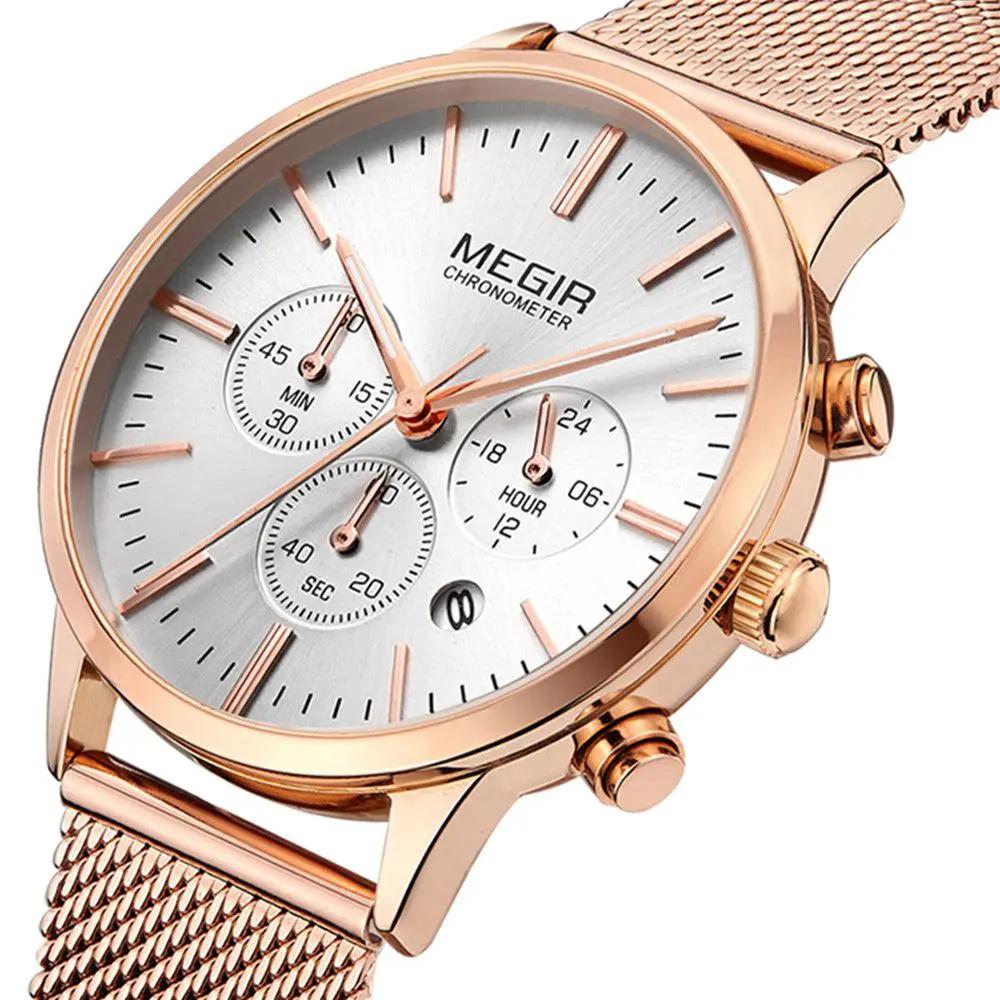 MEGIR Luxury Women Watches Chronograph Waterproof Quartz Ladies Sport Casual Wristwatch Female Dress Clock 24-hour Relogio Feminino 2011 by MEGIR WATCH GROUP