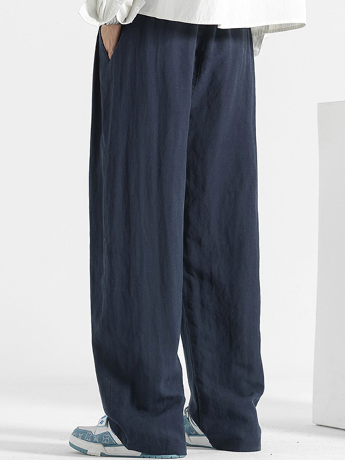 Men's Plus Size Casual Loose Fit Pants by Partner Label
