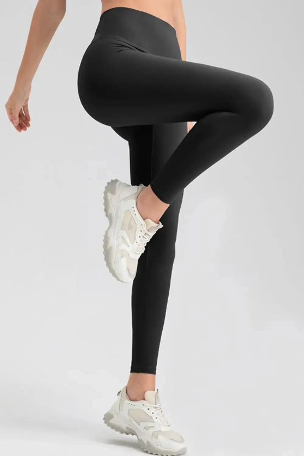 Wide Waistband Sport Leggings by Partner Label