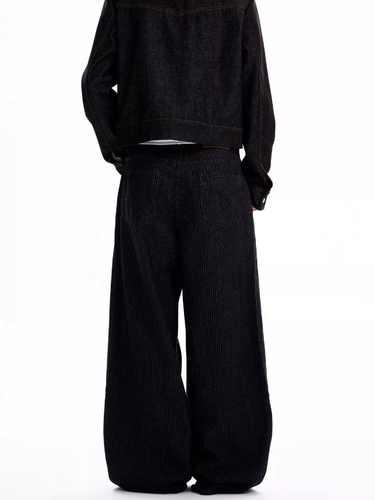 Men's Full Size Button Fly Wide Leg Jeans Plus Size by Partner Label