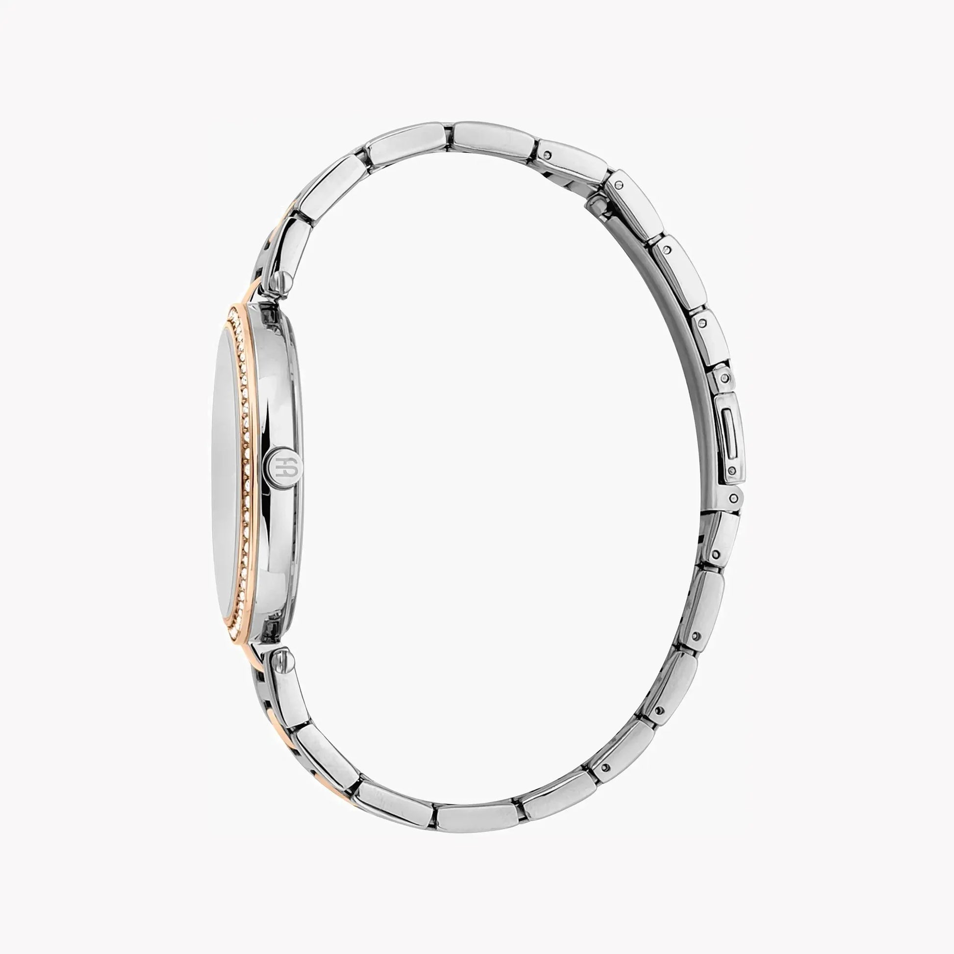 Esprit Women's Silver & Rose Gold Watch, Silver Dial | Es1l147m0065 by ESPRIT