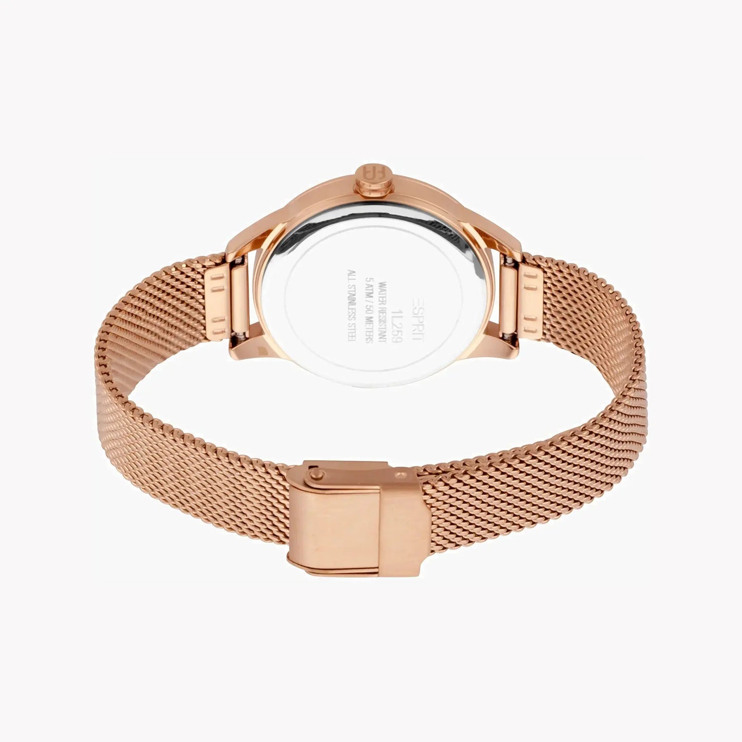 Esprit Women's Rose Gold Stainless Steel Watch, Silver Dial | ES1L259M1095 by ESPRIT
