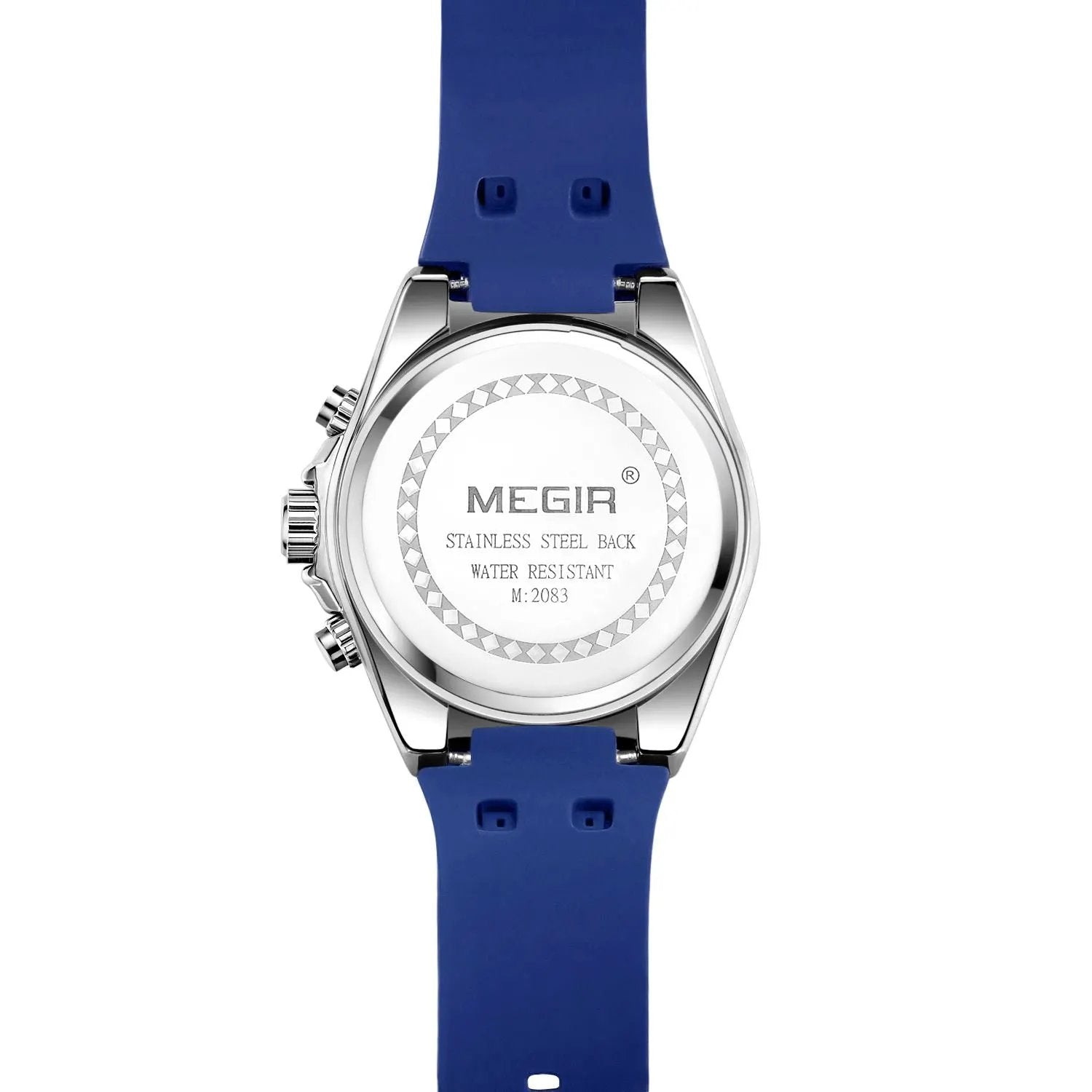 MEGIR Fashion Men Watches Silicone Strap Sport Military Watch Chronograph Waterproof Male Wristwatch Clock Montre Homme 2083 by MEGIR WATCH GROUP