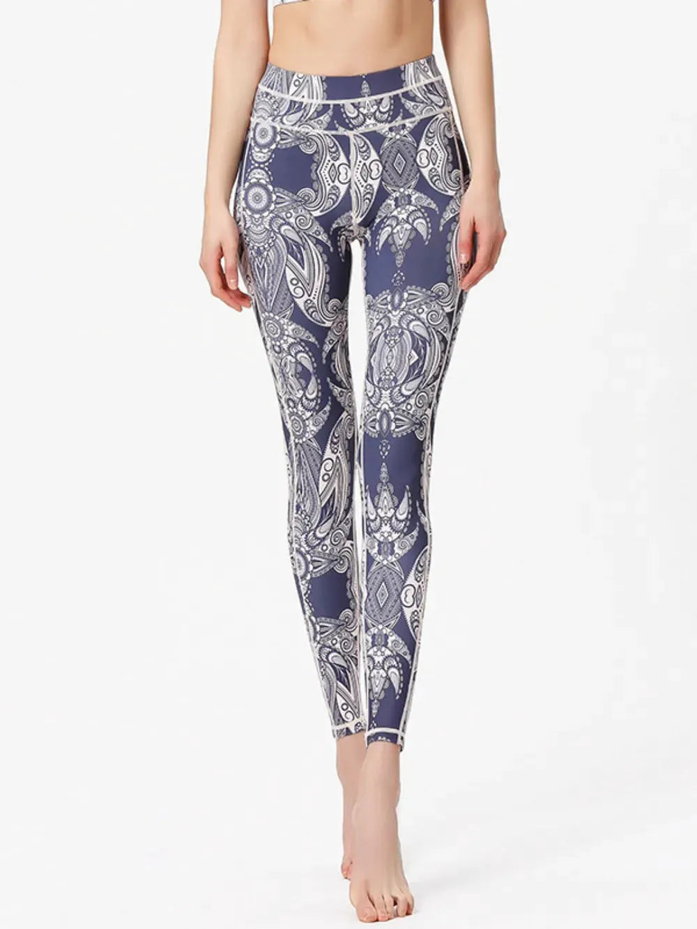 Printed Active High Waist Leggings by Partner Label