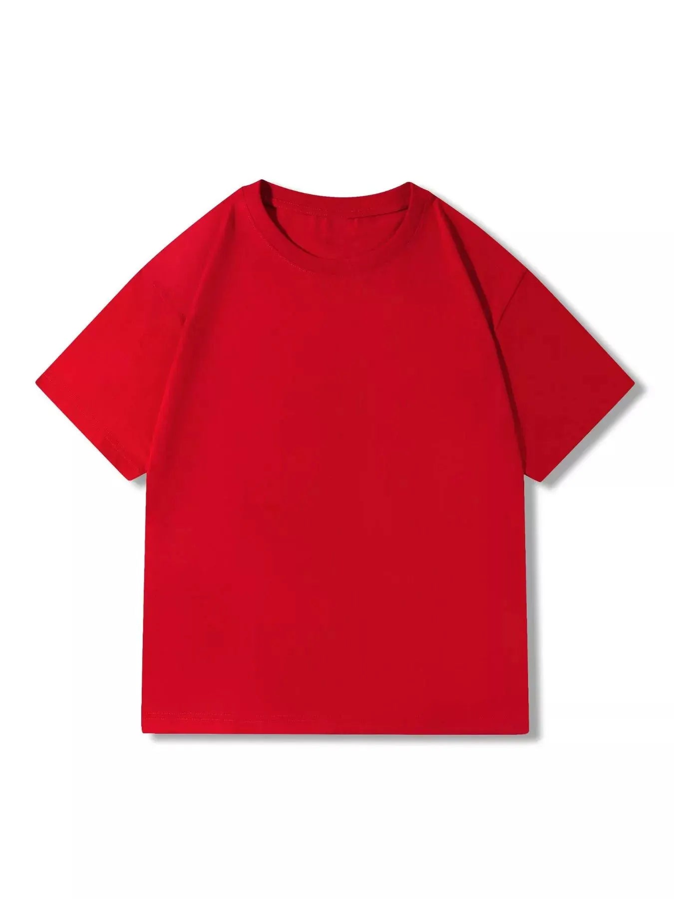 Men's Full Size Classic Crew Neck Solid Color T-Shirt Plus Size by Trendsi
