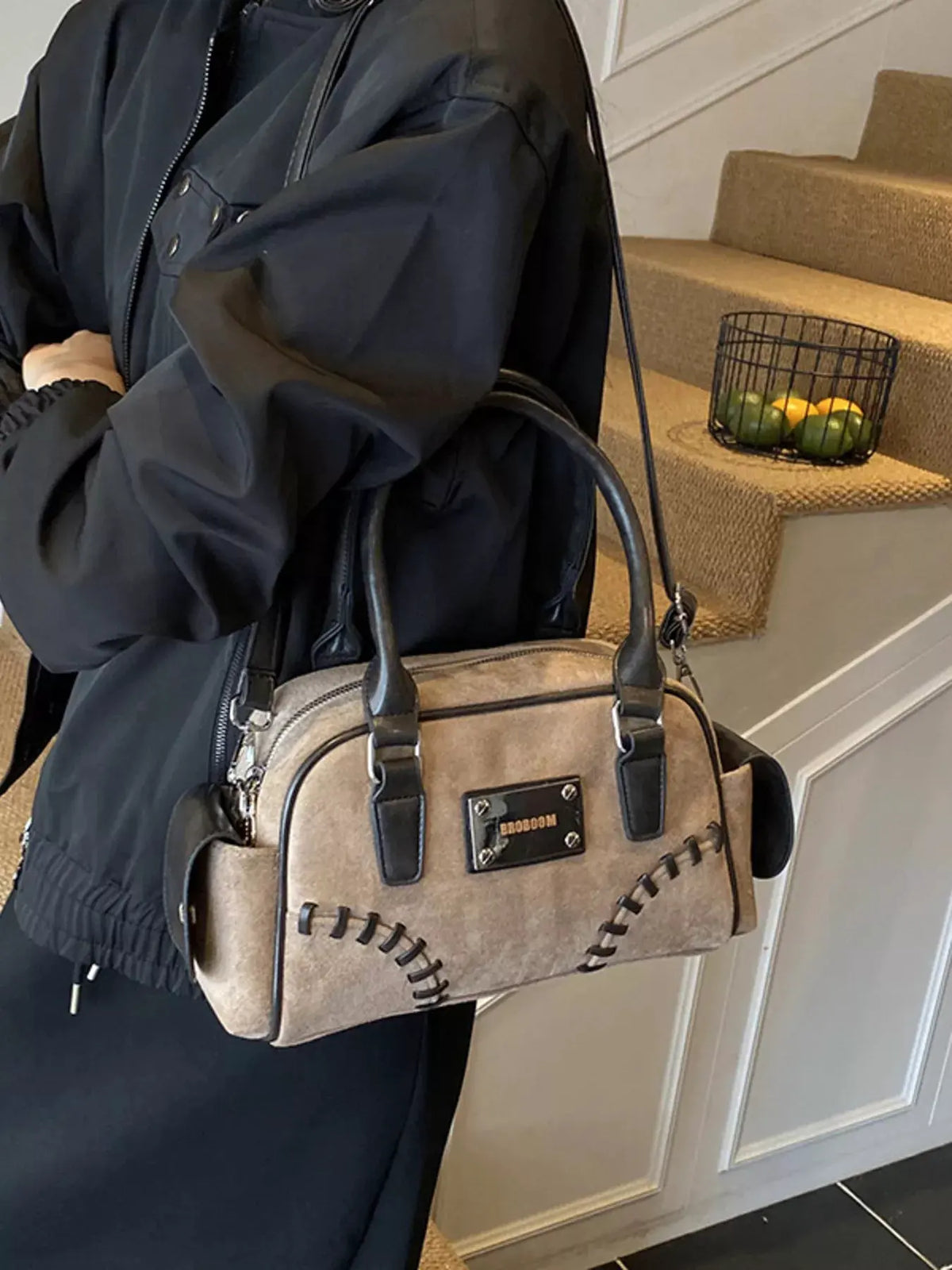 Vintage Top Handle Crossbody Bag by Partner Label