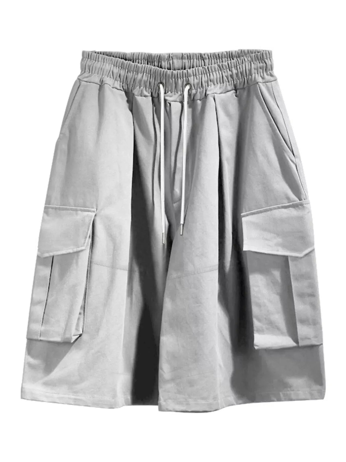 Men's Full Size Cargo Shorts with Drawstring Waist Plus Size by Trendsi