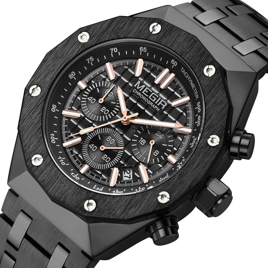 MEGIR Relogio Masculino Luxury Business Men Watches Fashion Military Watch Date Luminous Casual Quartz Wristwatch Man Clock 2213 by MEGIR WATCH GROUP