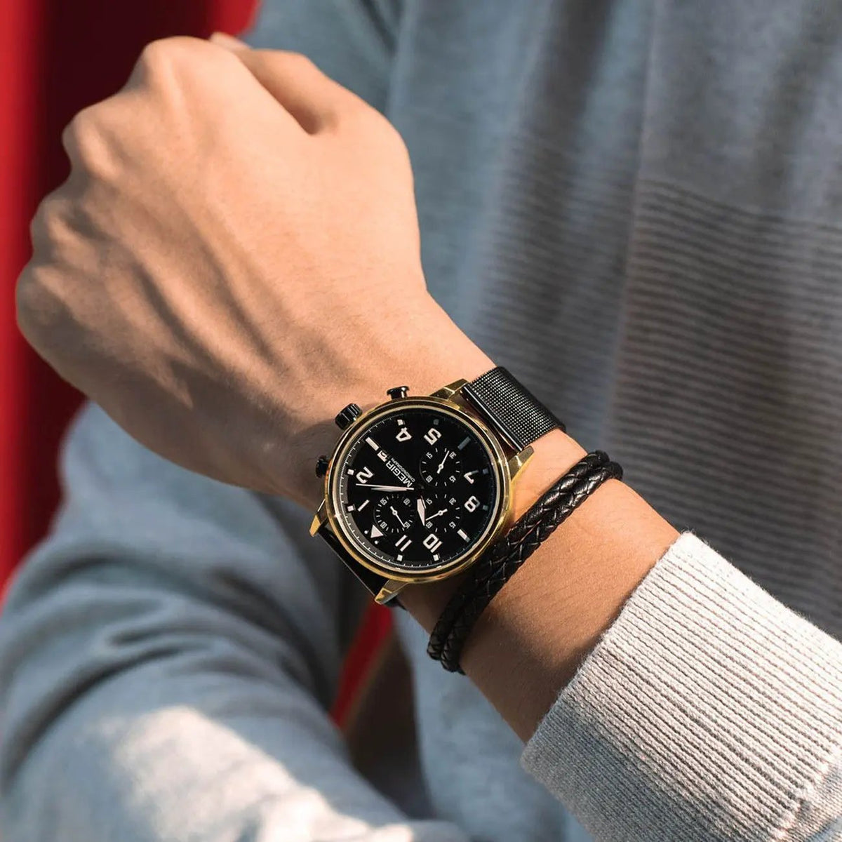 MEGIR Luxury Watches for Mens Casual Business Quartz Wrist Watch Calendar Date Man Clock Chronograph Relogio Masculino 2157 by MEGIR WATCH GROUP