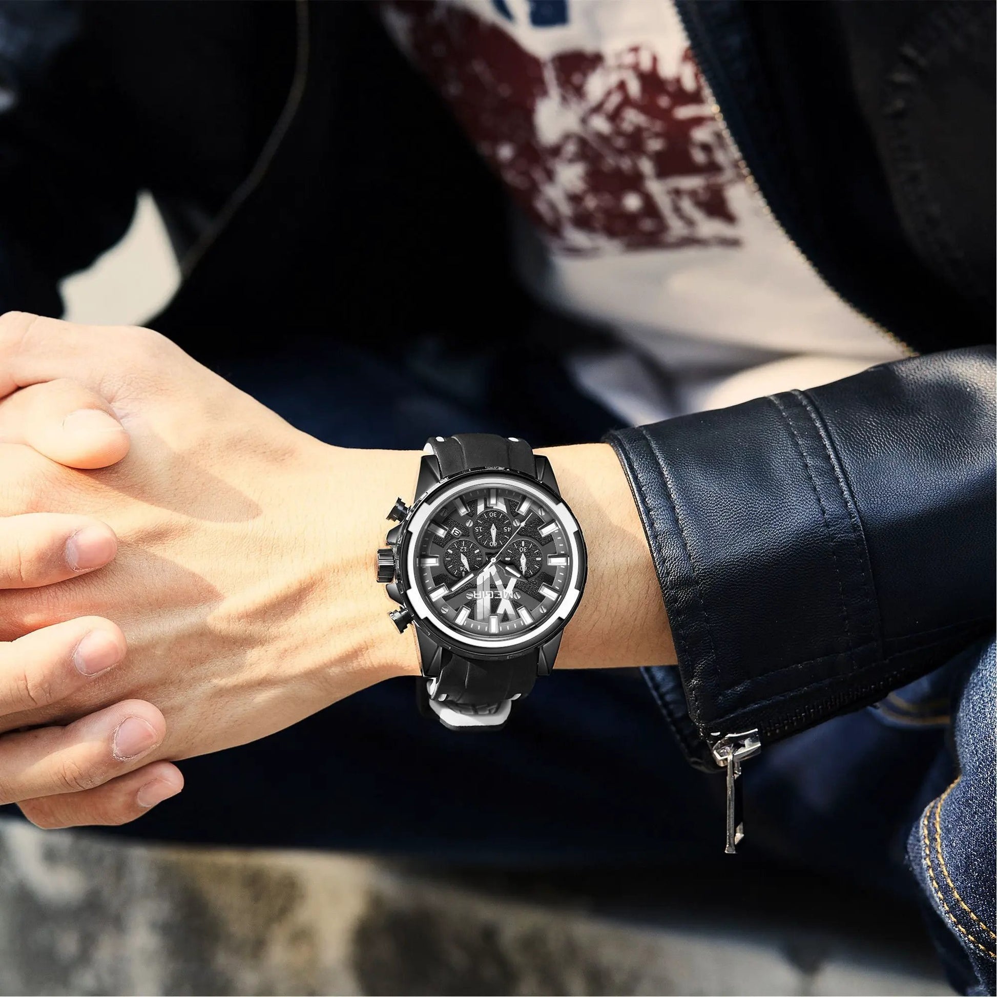 MEGIR New Sport Watch for Luxury Silicone Quartz Casual Wristwatch Waterproof Military Wrist Watch Man Clock Reloj Hombre 2133 by MEGIR WATCH GROUP