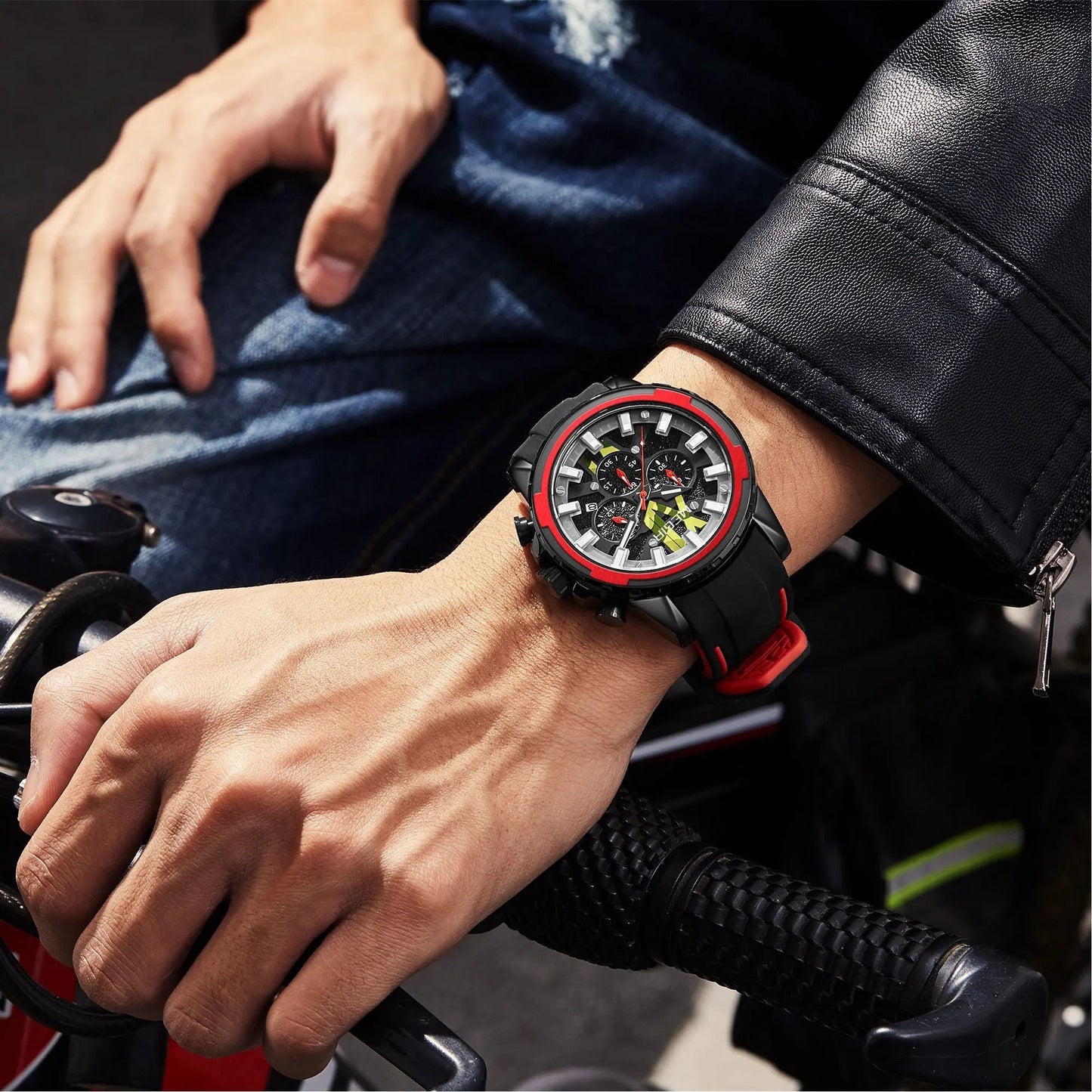 MEGIR New Sport Watch for Luxury Silicone Quartz Casual Wristwatch Waterproof Military Wrist Watch Man Clock Reloj Hombre 2133 by MEGIR WATCH GROUP