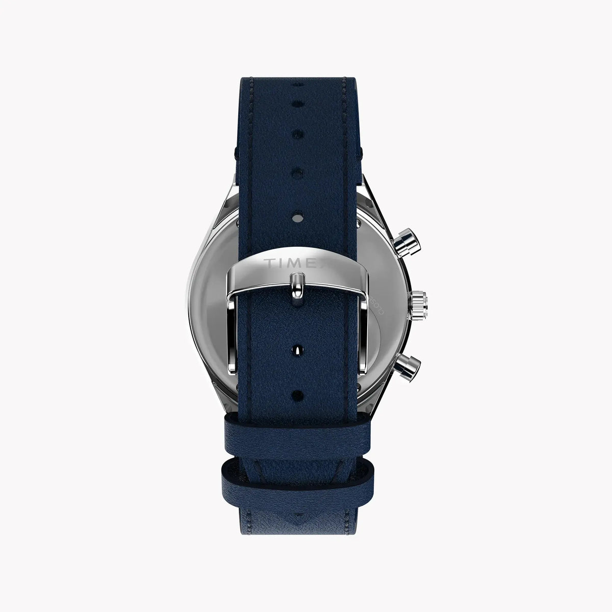 Timex Men's Blue Leather Chrono, Stainless Steel | Tw2w51700 by TIMEX