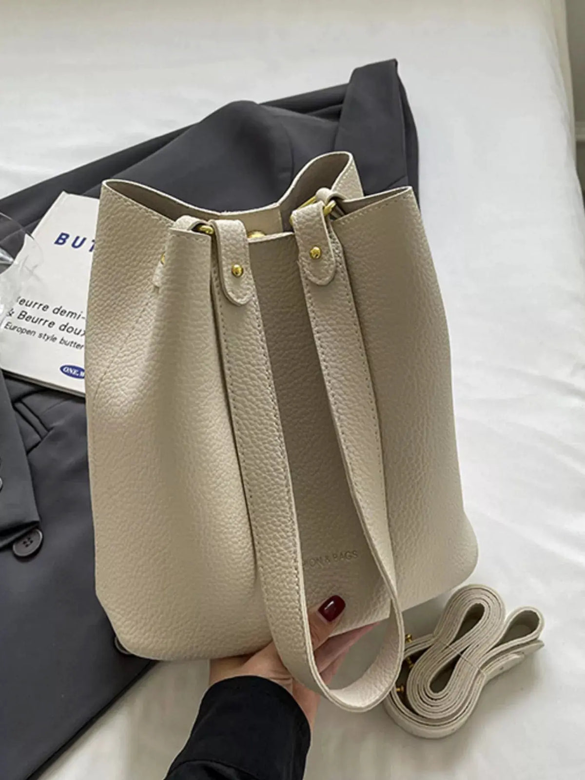 Solid Color Tote Bag by Partner Label