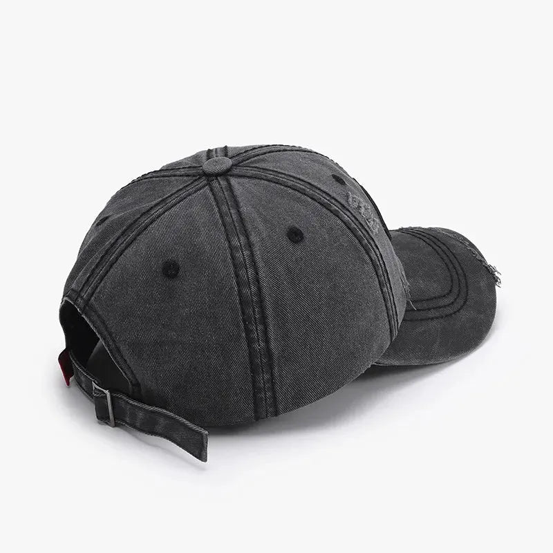 Embroidered Letter Cotton Baseball Cap by Partner Label
