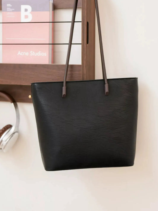 PU Leather Tote Bag by Partner Label