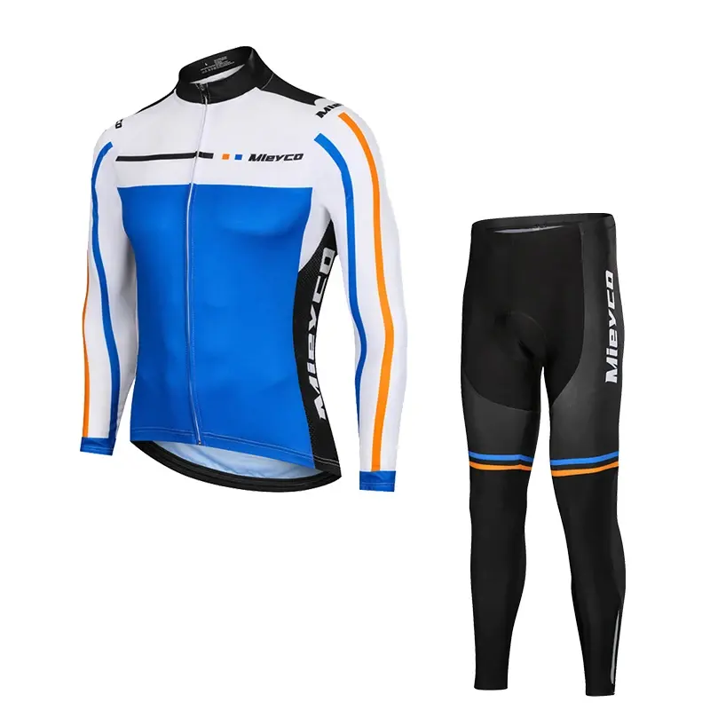 Men Autumn Long Sleeve Cycling Jersey Set MTB Mountain Bike Sportswear Slim Fit by Vimost Shop