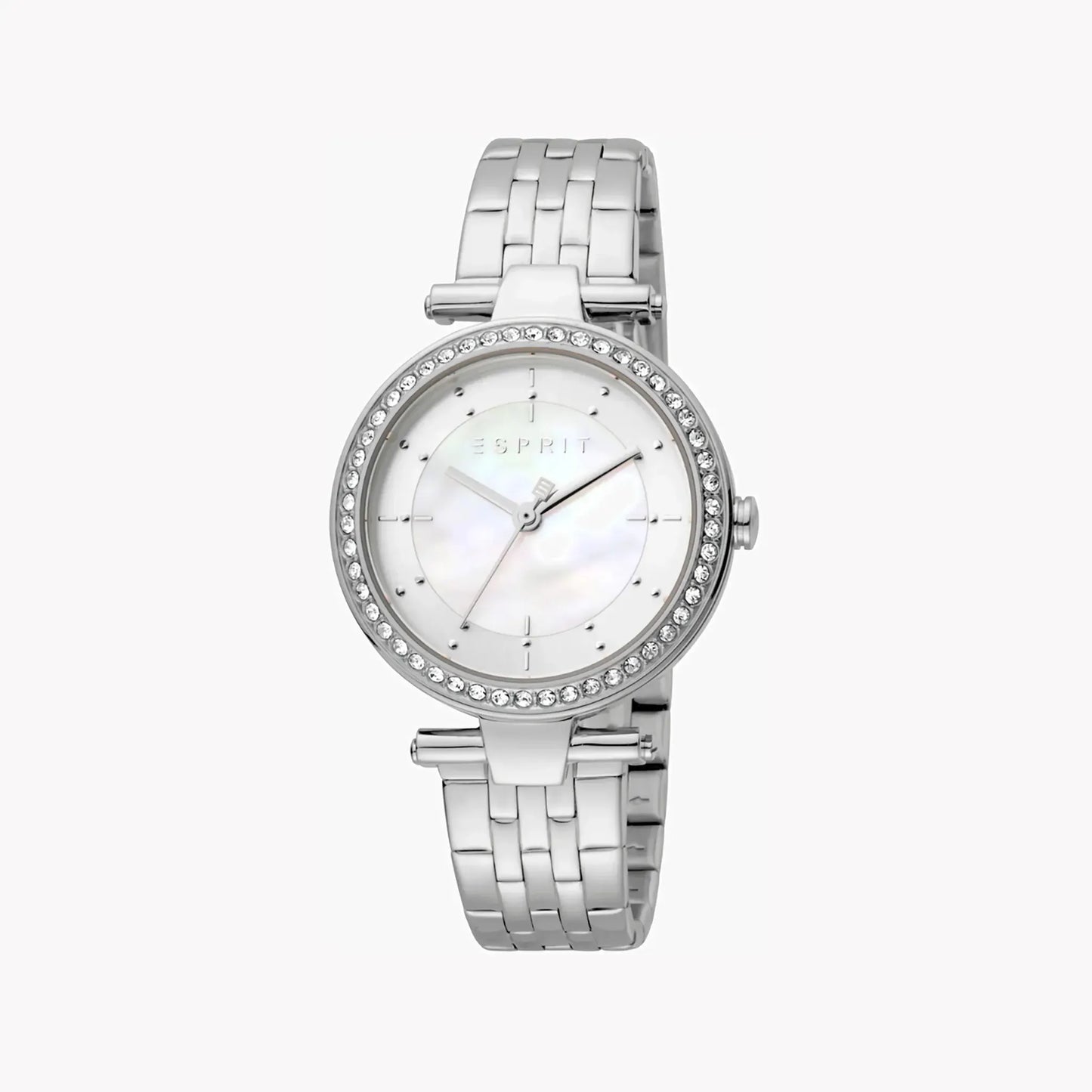 Esprit Women's Silver Stainless Steel Watch, White Dial | Es1l051m0045 by ESPRIT