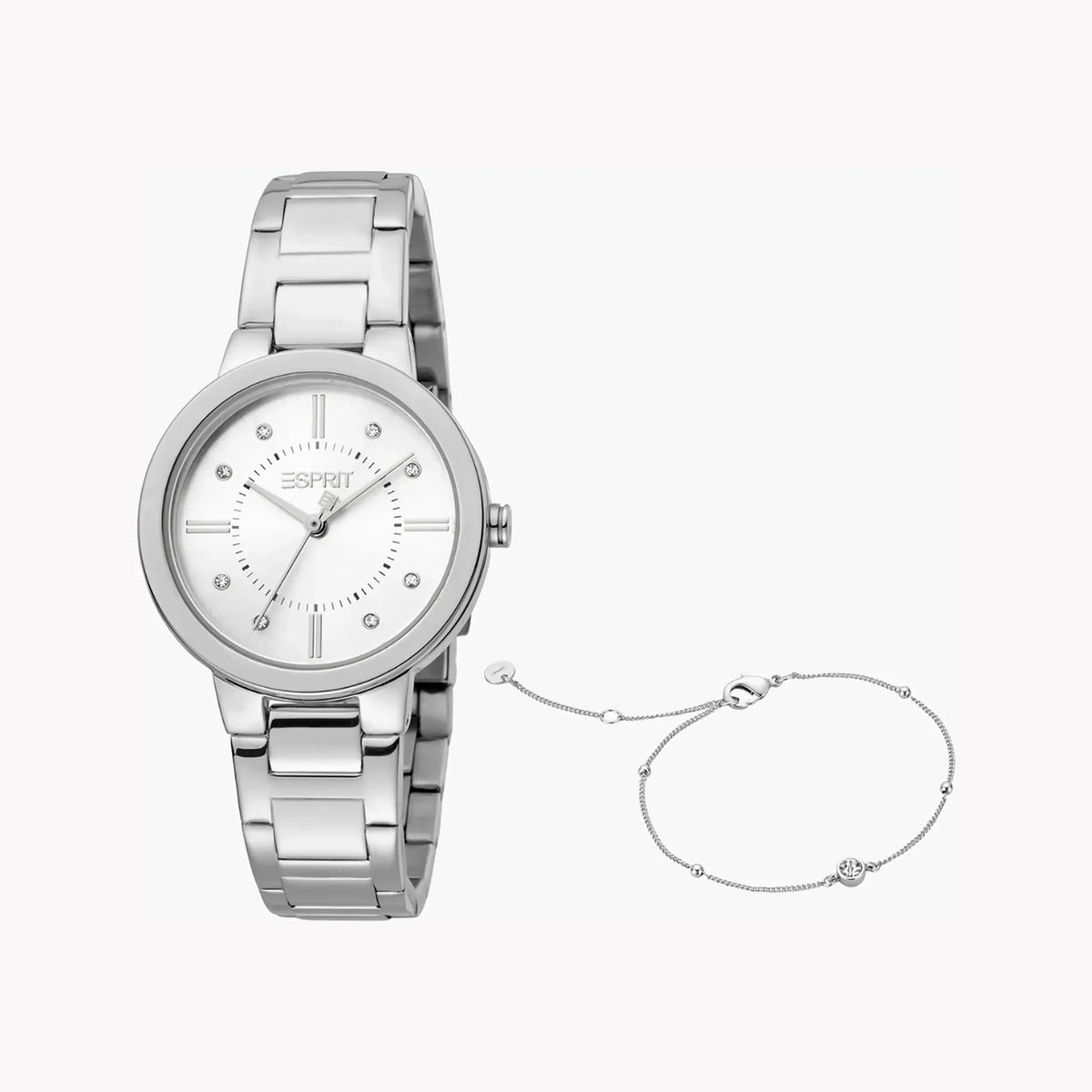 Esprit Women's Silver Stainless Steel Watch, Silver Dial | Es1l133m0035 by ESPRIT