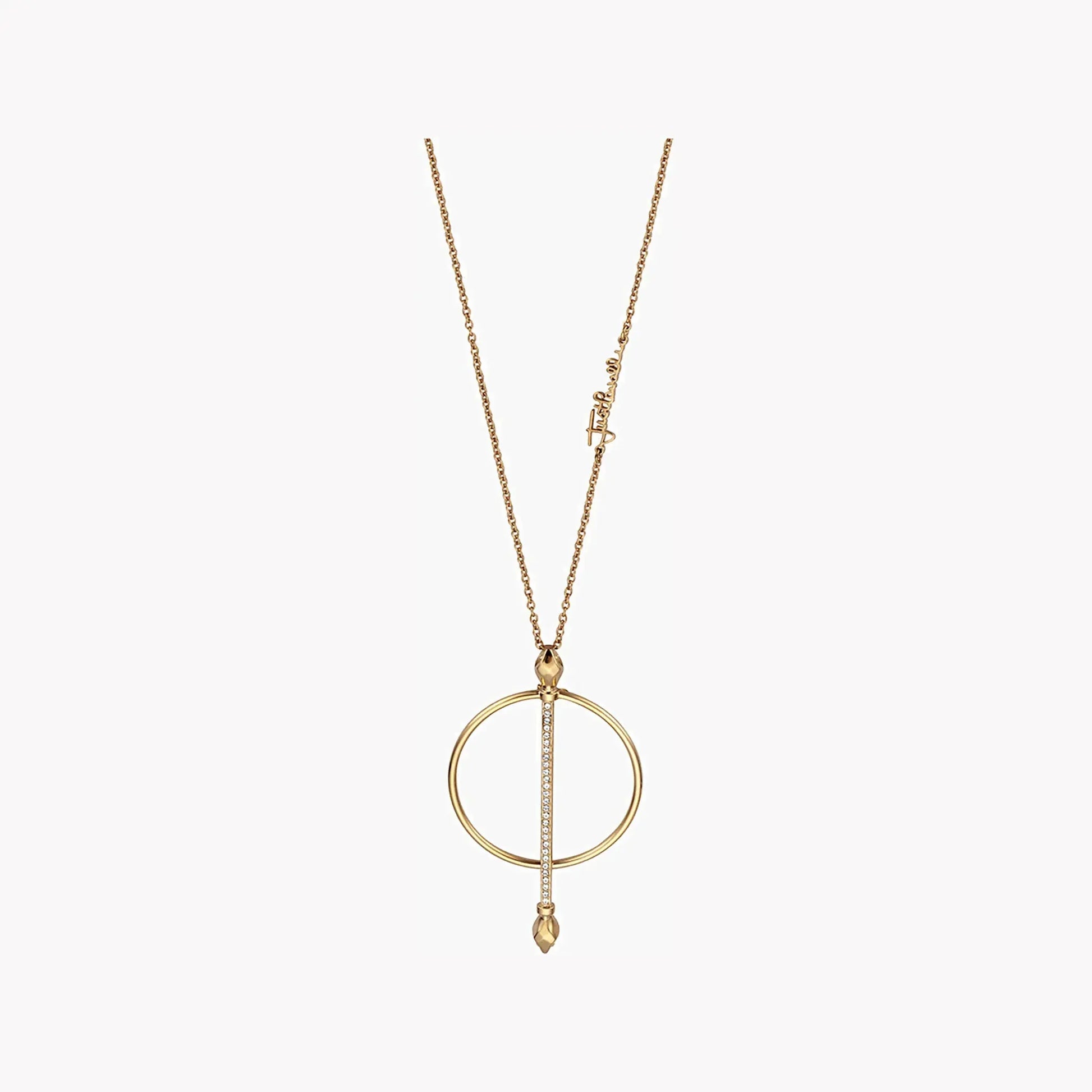 Just Cavalli Women's Gold Brass Necklace, Gold | Jcnl00410200 by JUST CAVALLI