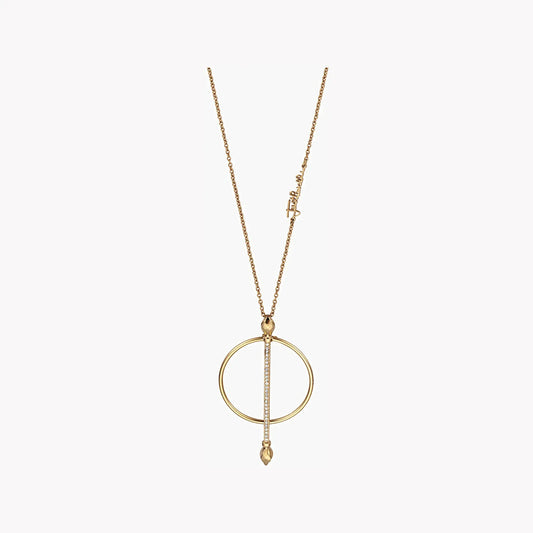 Just Cavalli Women's Gold Brass Necklace, Gold | Jcnl00410200 by JUST CAVALLI
