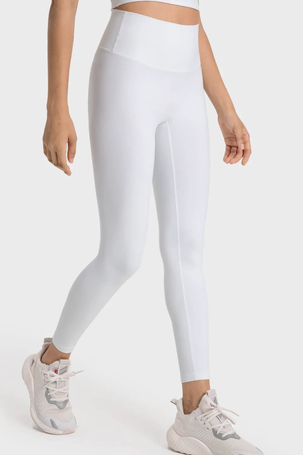 Millennia High-Rise Wide Waistband Yoga Leggings by Millennia