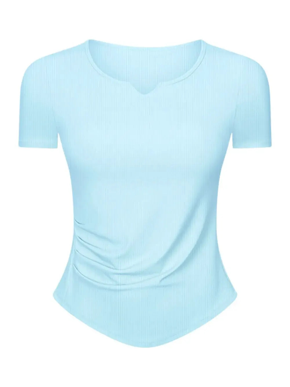 Millennia Notched Short Sleeve Active T-Shirt by Millennia