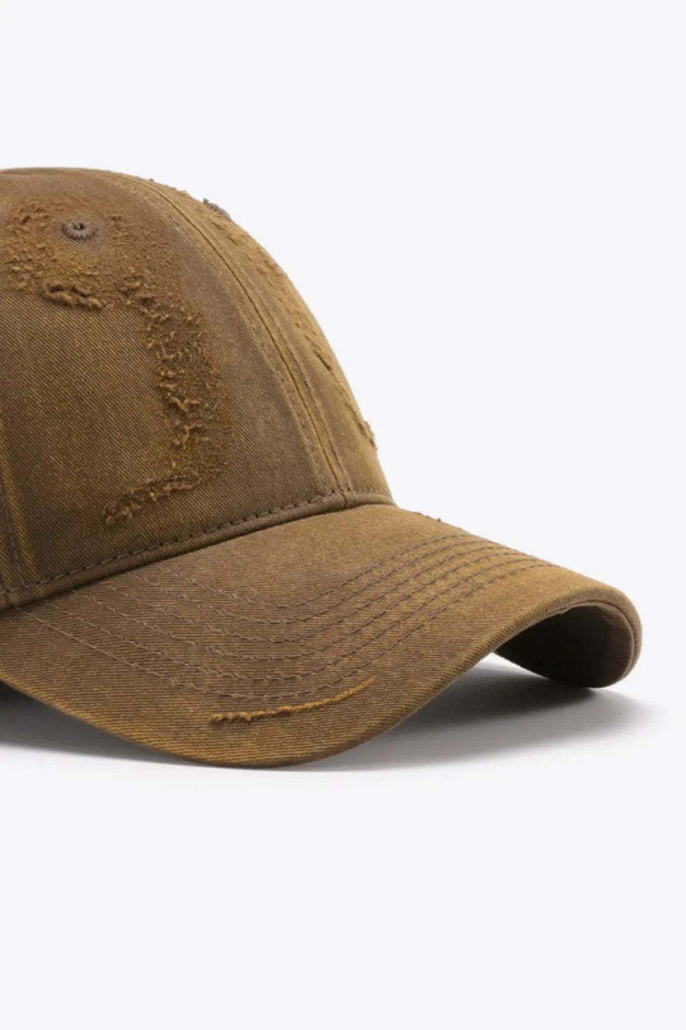 Distressed Adjustable Baseball Cap by Partner Label