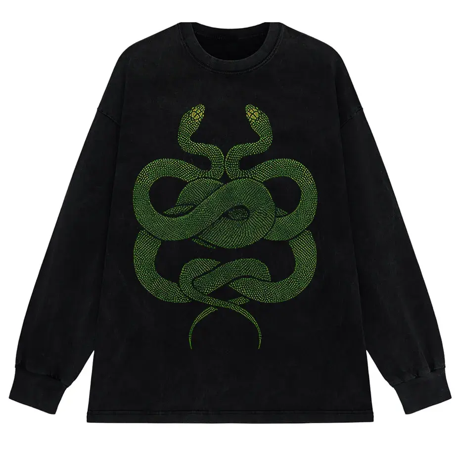 Gothic Dark Cartoon Print T-Shirt Harajuku Punk Y2K Streetwear by Vimost Shop