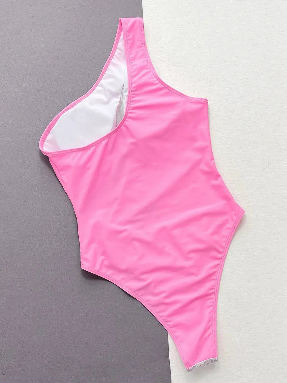 Contrast Panel One-Piece Swimsuit by Partner Label