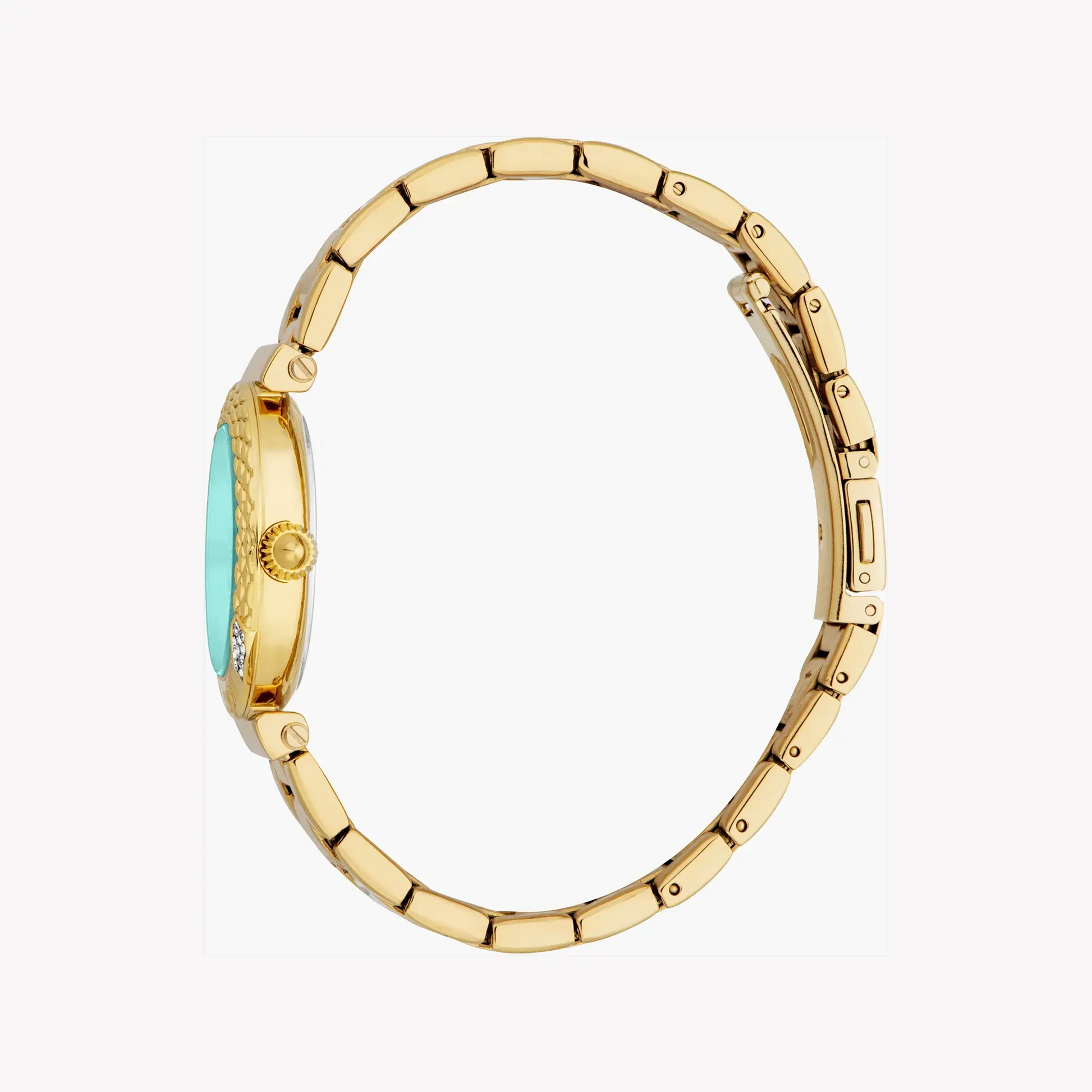 Just Cavalli Women's Gold Watch, Turquoise Dial | Jc1l332m0065 by JUST CAVALLI