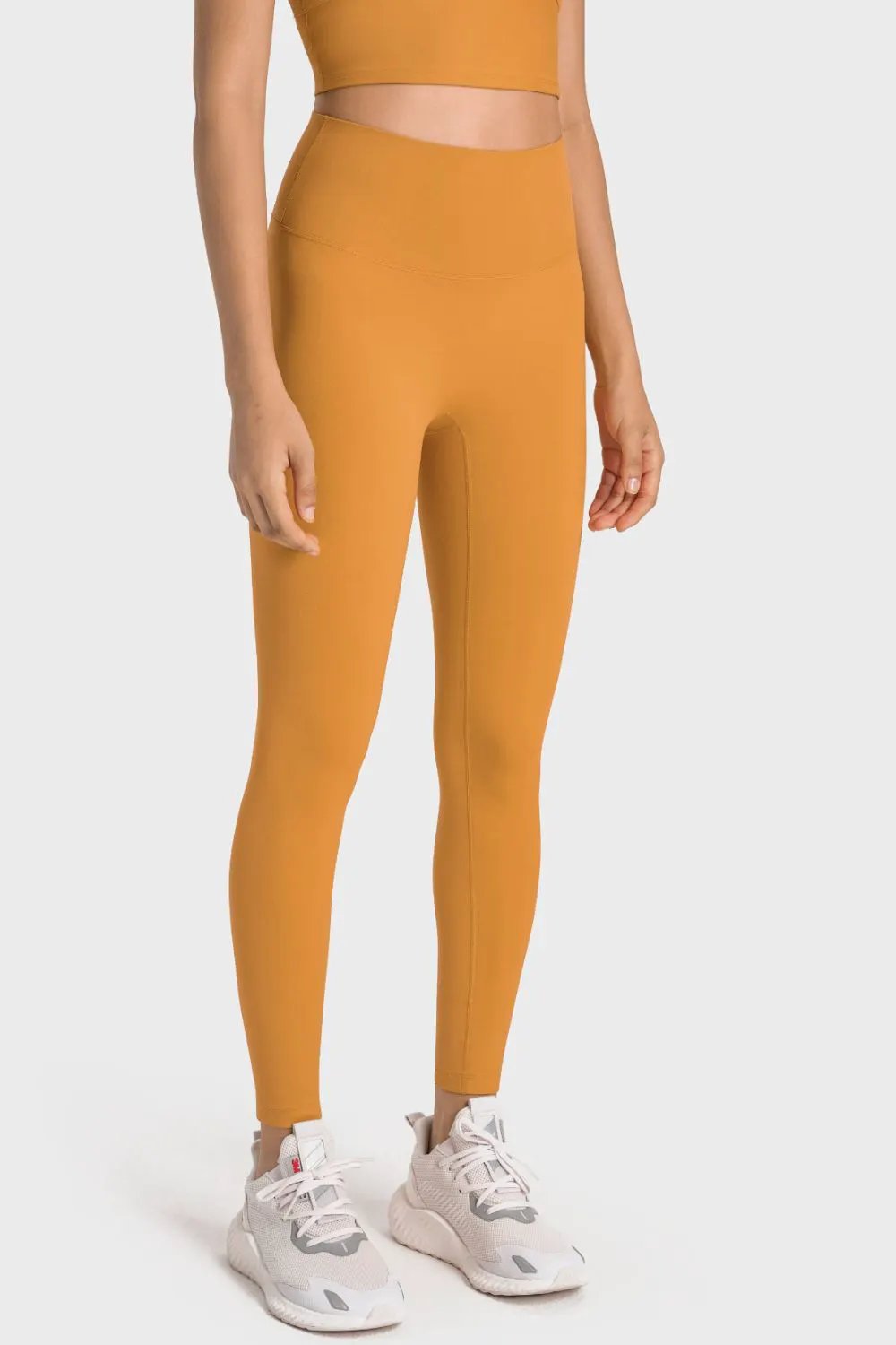 Millennia High-Rise Wide Waistband Yoga Leggings by Millennia
