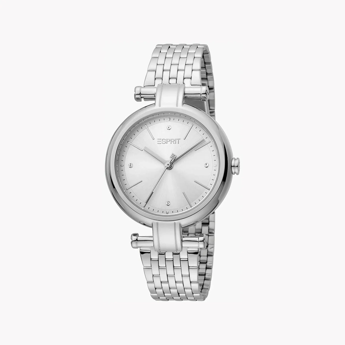 Esprit Women's Silver Stainless Steel Watch, Silver Dial | Es1l078m0015 by ESPRIT