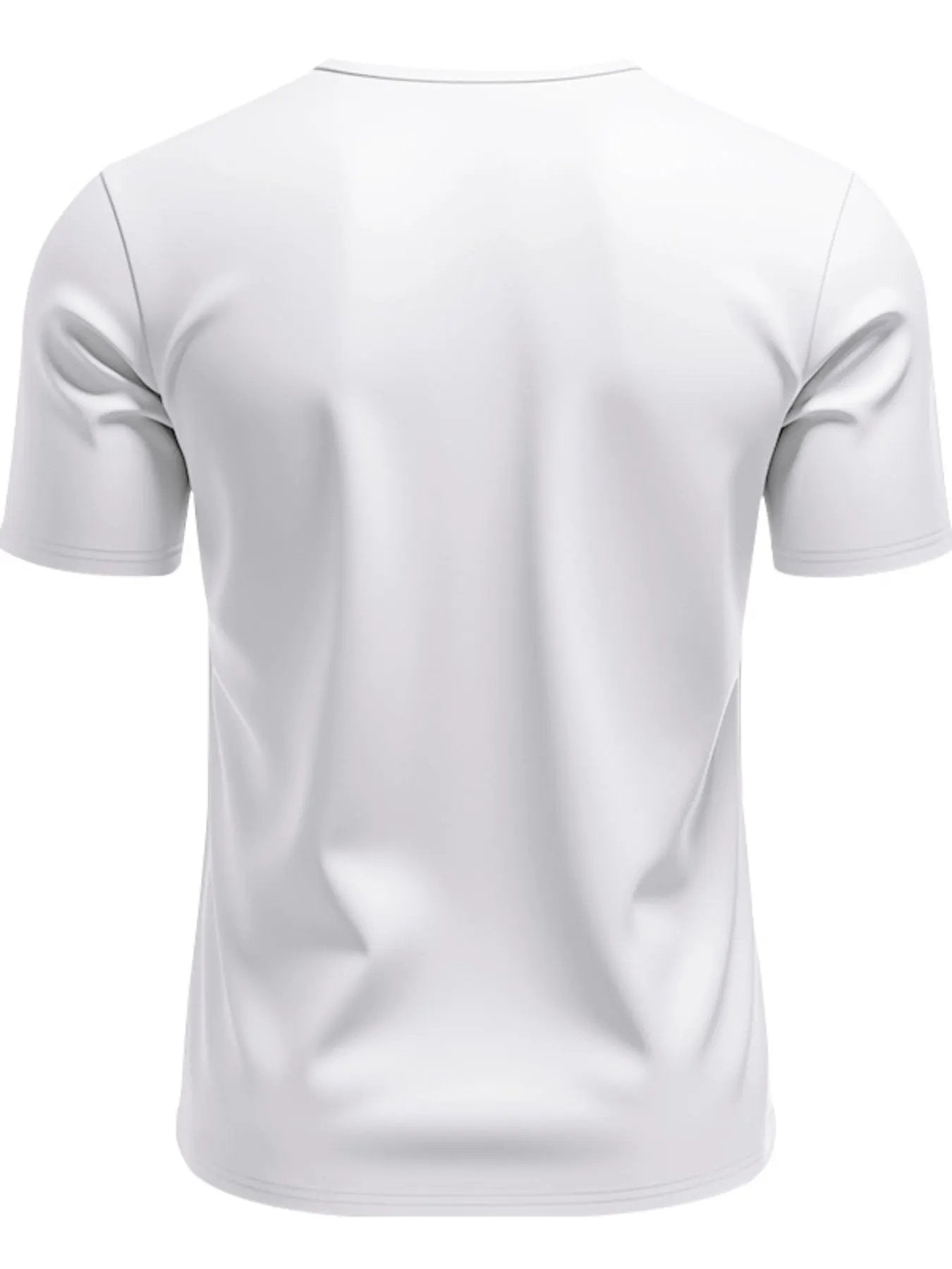 Men's Full Size Casual V-Neck Short Sleeve T-Shirt Plus Size by Trendsi