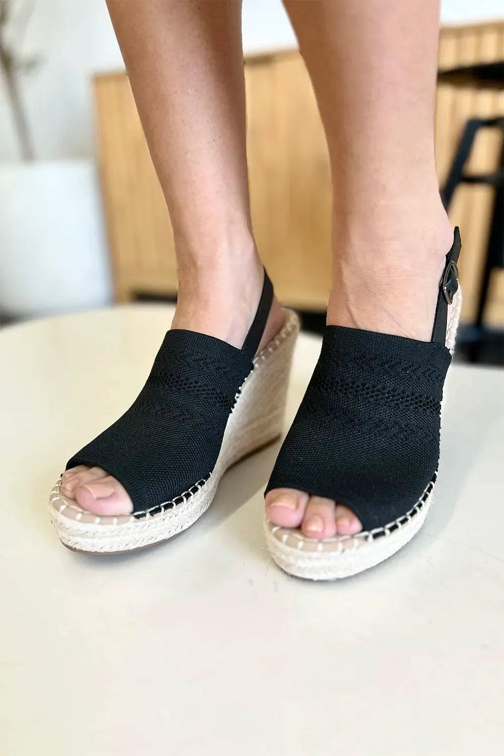 Forever Link Peep Toe High Heel Sandals by Forever Link