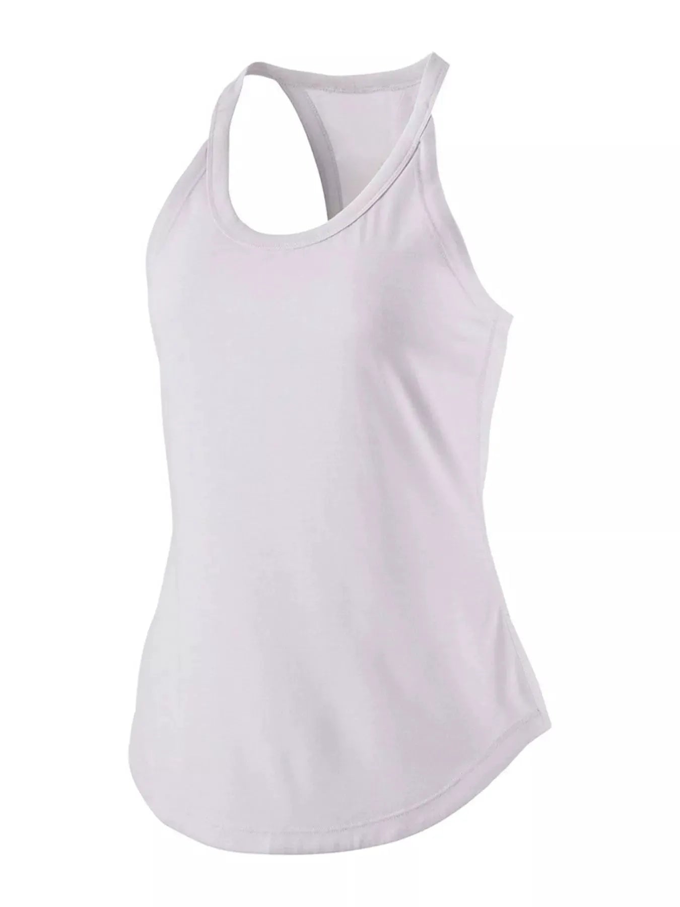 Round Neck Active Tank by Trendsi