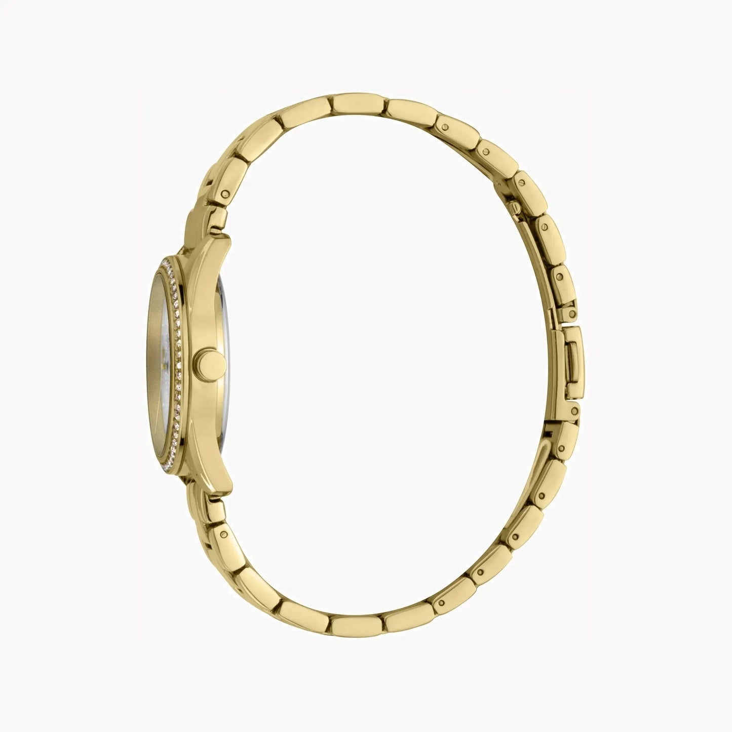 Esprit Women's Gold Stainless Steel Watch, Silver Dial | ES1L195M0085 by ESPRIT