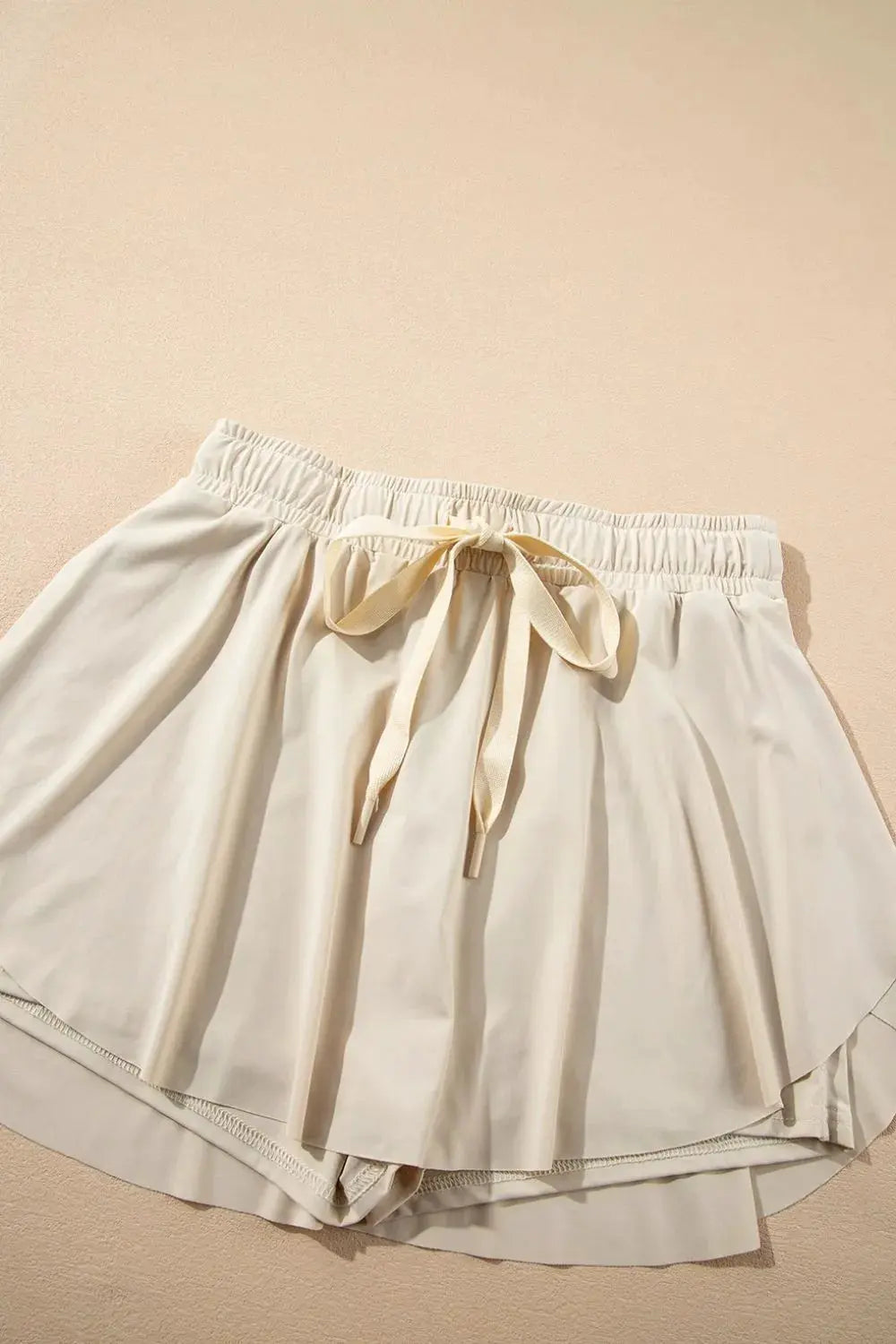 Drawstring High Waist Lined Active Skorts by Partner Label