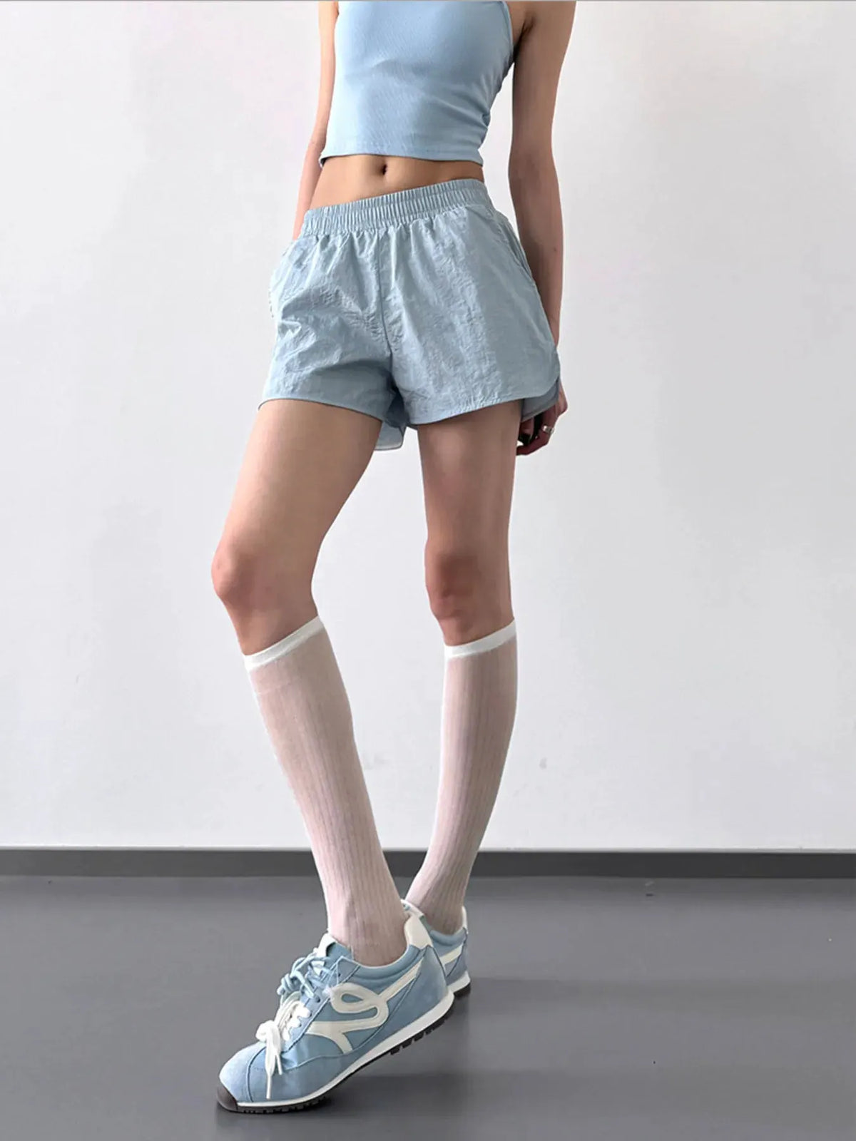 Elastic Waist Active Shorts by Partner Label