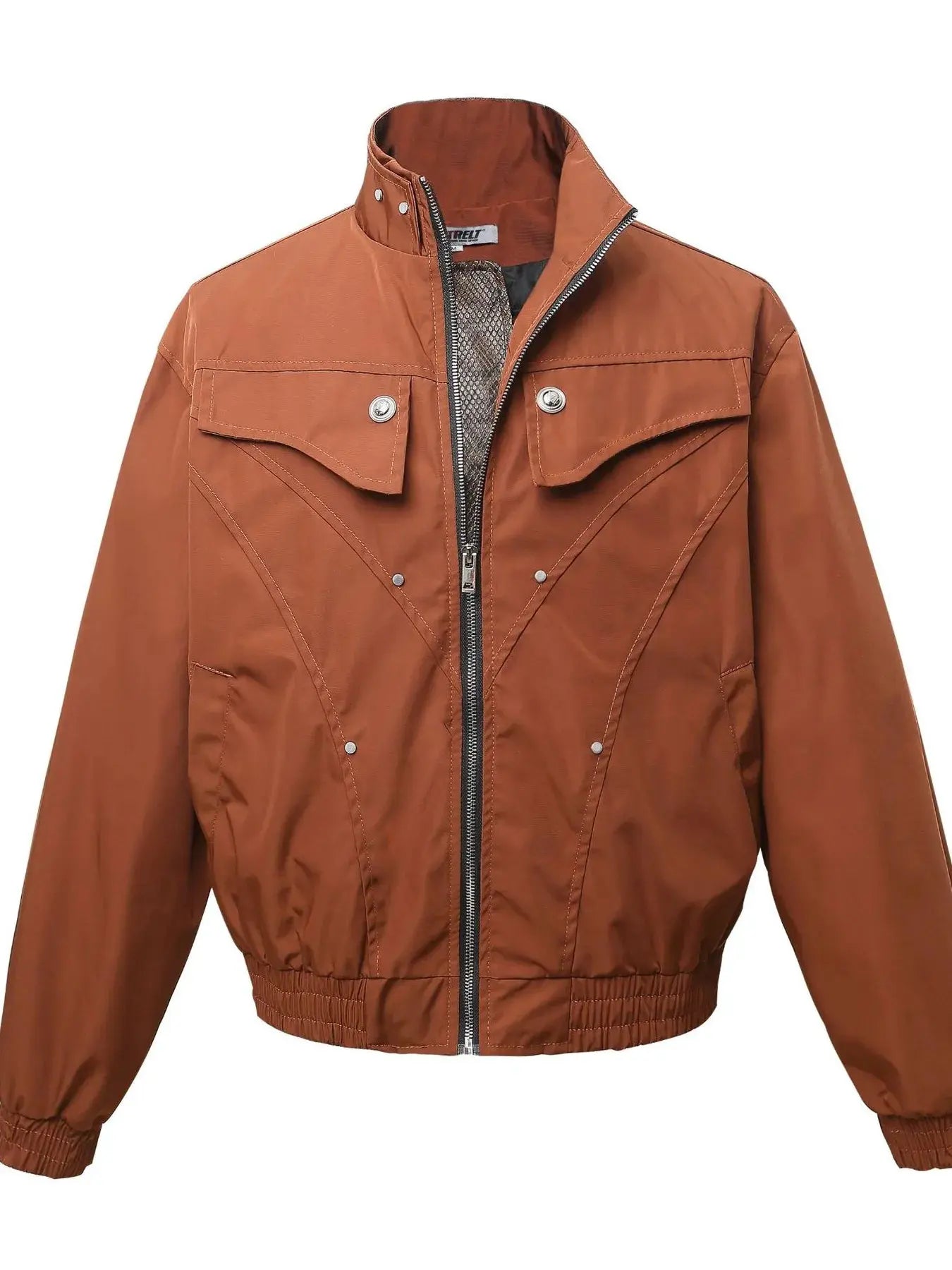 Men's Zip Up Long Sleeve Jacket by Partner Label