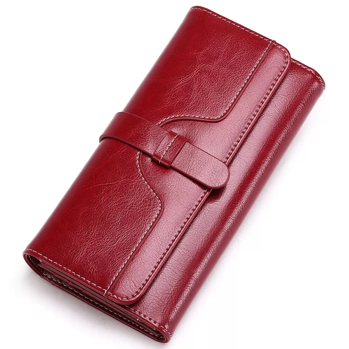 Leather Long Wallet by Partner Label