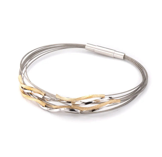 Gala Design Armband Sonic Square Gold J0153 by Jwls4u