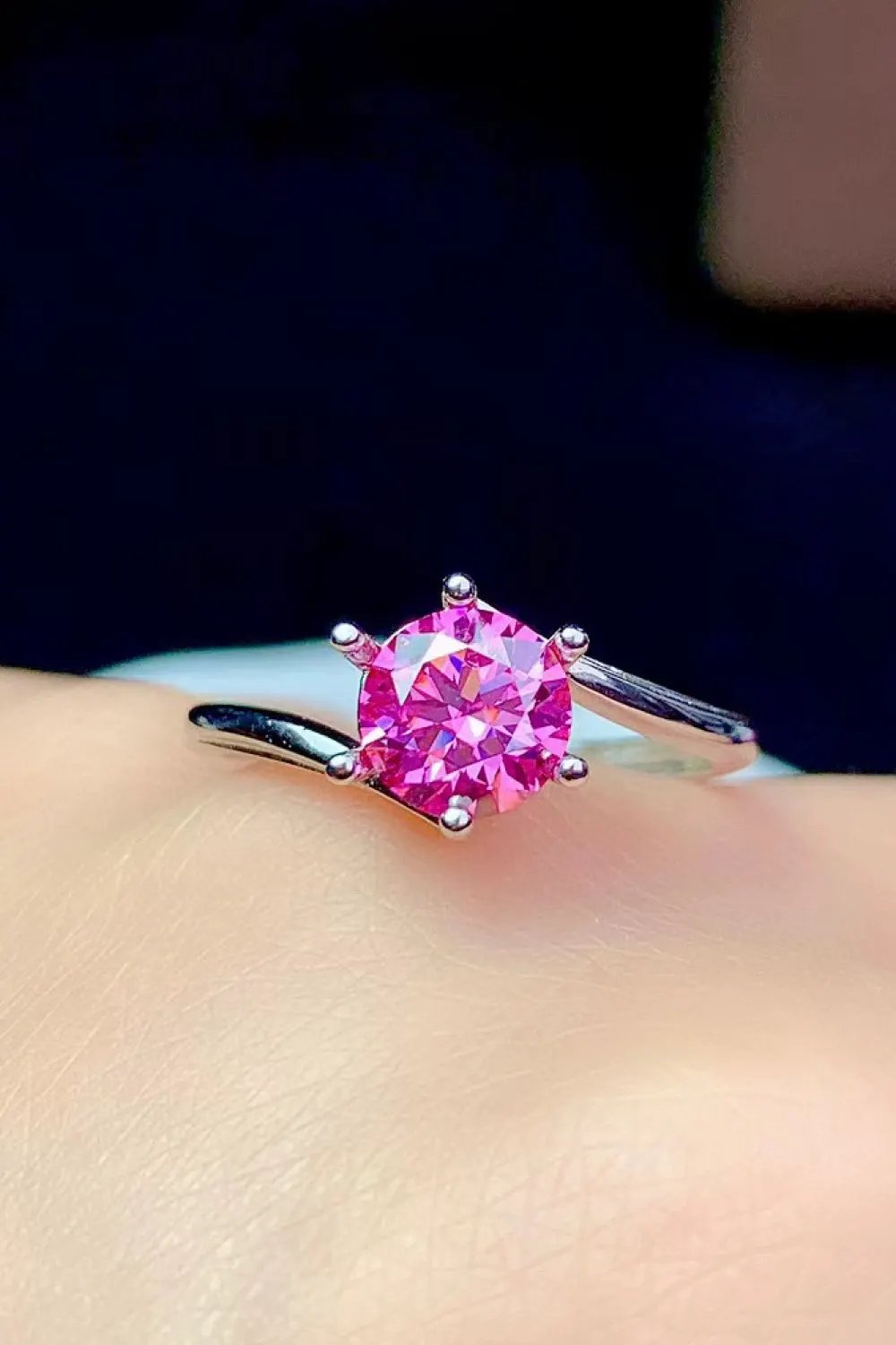 Can't Stop Your Shine 1 Carat Moissanite Ring by Partner Label