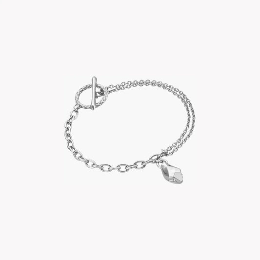 Just Cavalli Women's Silver Stainless Steel Bracelet, Silver | Jcfb00130100 by JUST CAVALLI