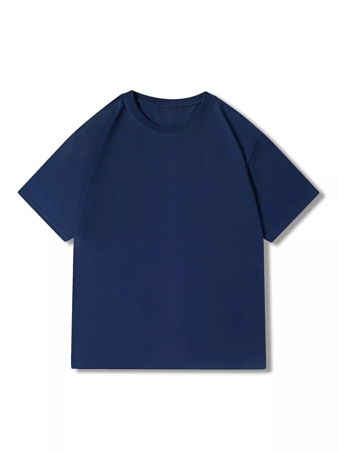 Men's Full Size Classic Crew Neck Solid Color T-Shirt Plus Size by Trendsi