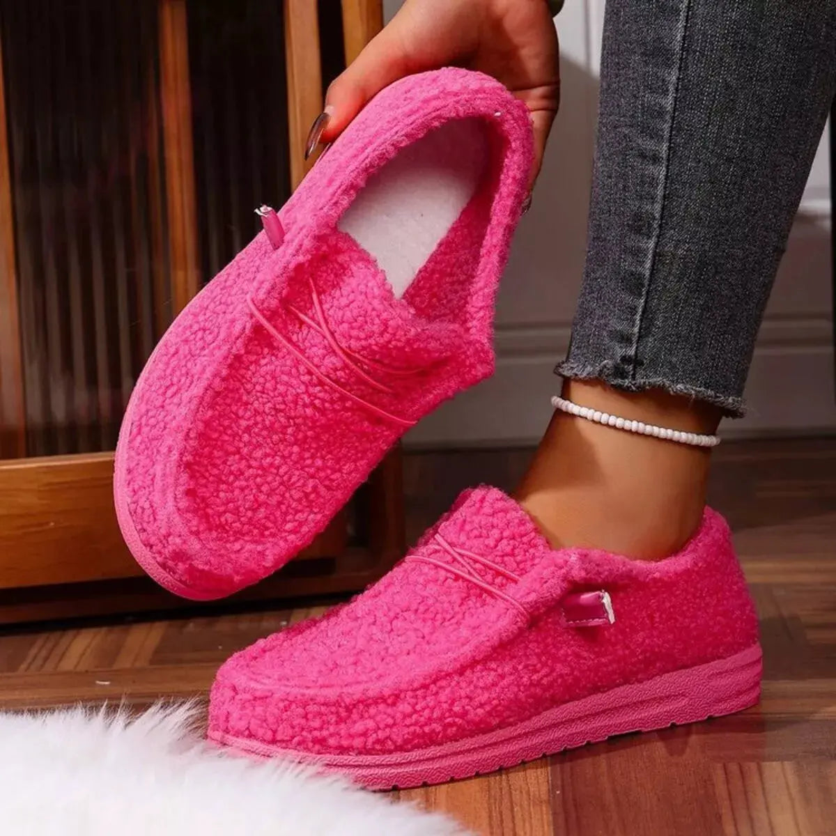 Round Toe Flats Slip-Ons by Partner Label
