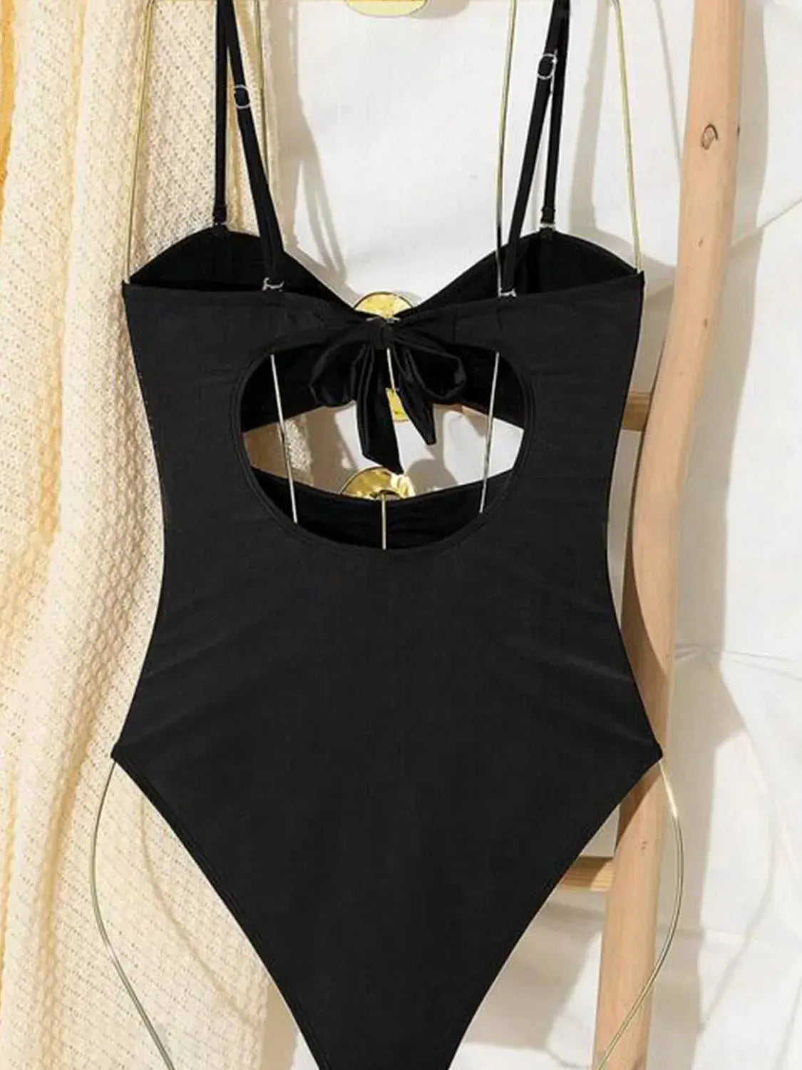 Cutout Sweetheart Neck One-Piece Swimwear by Partner Label