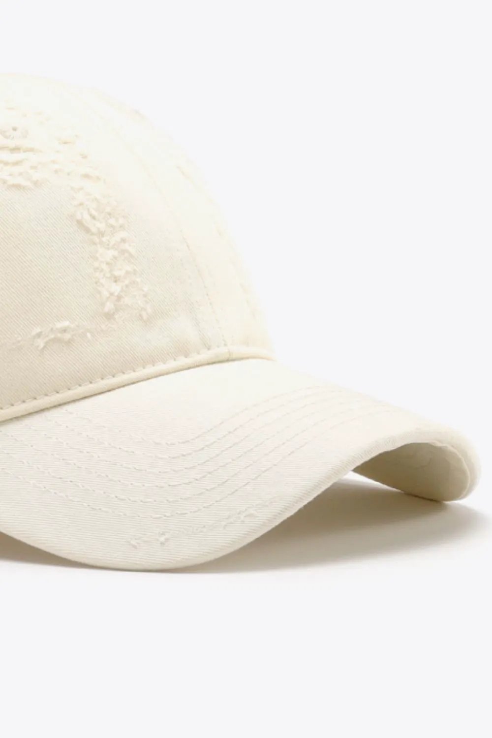 Distressed Adjustable Baseball Cap by Partner Label