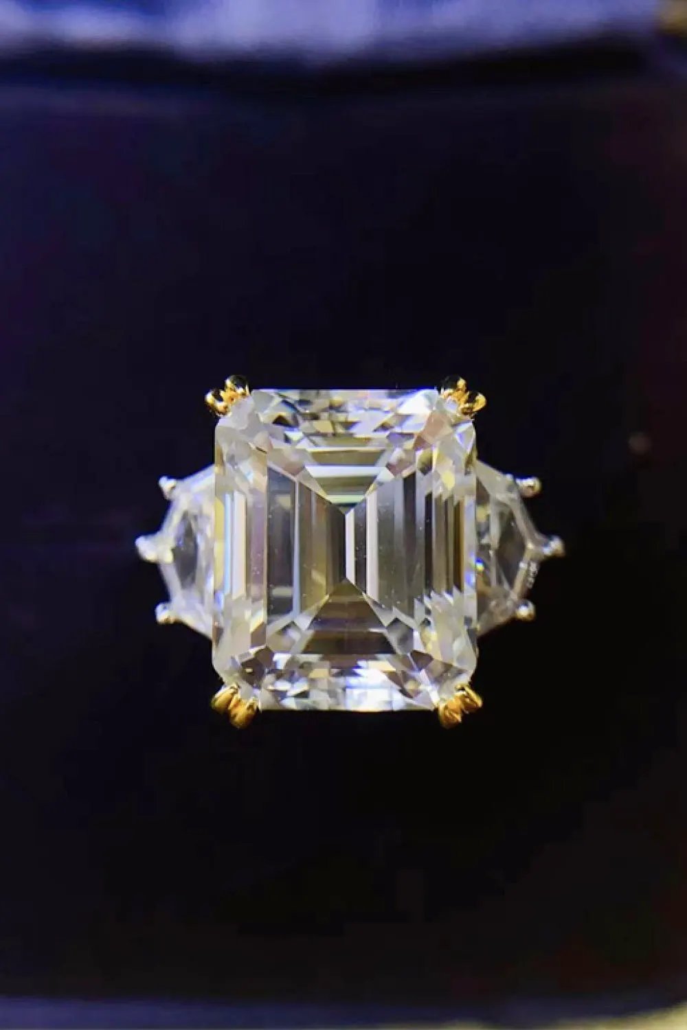 5 Carat Moissanite 925 Sterling Silver Ring by Partner Label