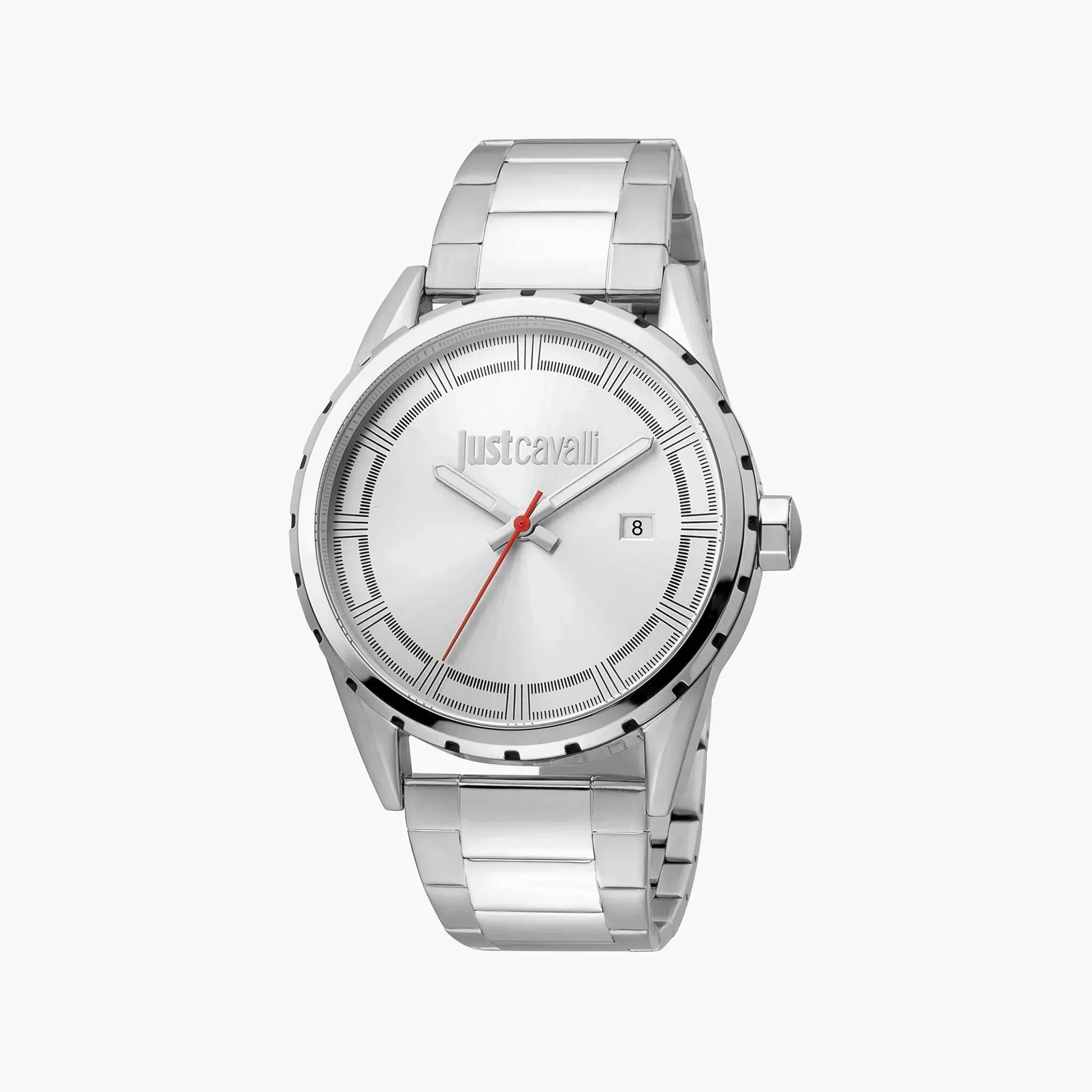 Just Cavalli Men's Silver Stainless Steel Watch, Silver Dial | Jc1g082m0535 by JUST CAVALLI