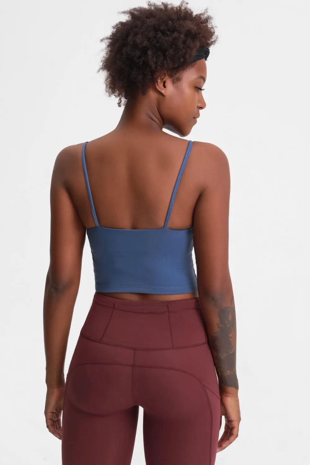 Millennia Feel Like Skin Scoop Neck Sports Cami by Millennia